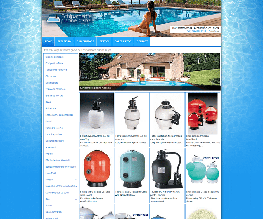 Echipamente piscine si spa